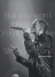 This is that song. The one you hit repeat before its even over. I love that I can hear the genuine anger in his voice; I can... 