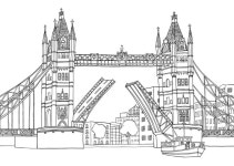 LONDON COLOURING BOOK - Emma Farrarons / Illustration & Art Direction | 런던, 스케치, 타워