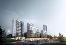 Apartment house l A birds eye view l Perspective l Mster plan l Rendering Architecture - 2023 | 렌더링 건축, 아파트