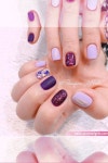 • Nail Design 컬러별네일 *보라색 라벤더네일 보라보라해~【2020】 | ネイル