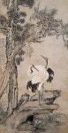Li Shan(李鱓) , 松鹤延年（1739年作） | Картины, Иллюстрации арт, Художественные картины... 