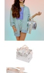 [SMK에스엠케이]SILVER PINATEX BAG | 디자이너