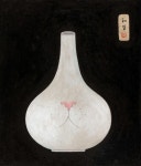 혜진 on Instagram: “락군주둥호리병도 (cat mouth porcelain) 35*30/ 장지에 채색 korean paper 2017  락군에게는 빛나는 호리병이... 
