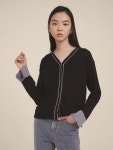 38-Line coffee(삼팔라인 커피) | [38comeoncommon삼팔컴온커먼]18AU COLOR LINE CARDIGAN (NAVY) | Hooded jacket, Fashion, Jackets