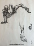 Figure Drawing  12/05/14 (2/2)*BTW, the second image was drawn... | 스케치