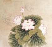 민화 - 창작 연화도 그리기 1 ( 연화도 창착 본 만들기 부터 - 연잎 바림까지) : 네이버 블로그 | 예술, 그림, 일본 예술