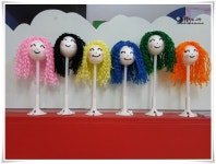 소근육발달 미용실놀이 털실과 스티로폼공으로 : 네이버 블로그 | Cake pops, Desserts, Cake