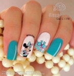 • Nail Design 미키/미니마우스네일 캐릭터네일 디자인 모음! | Manicura de uñas, Uñas mickey, Uñas minnie