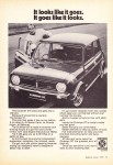 1972 Mini Clubman GT Leyland Aussie Original Magazine Advertisement | Mini clubman, Clubman, Leyland