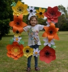 Paper flowers PHOTO FRAME/ Wedding Backdrop by SydneyPaperFlowers | 액자