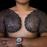 finish work #haewall #korea #irezumi #해월 #classpen | รอยสักแขน, ลายสักญี่ปุ่น... 