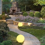 Remote Control LED Solar Charge Landscape Ball Light – Modern Market Online | 정원 인테리어, 정원, 인테리어