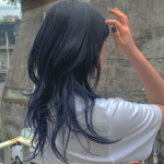 미드나잇블루 | Hair looks, Aesthetic hair, Hair inspiration color