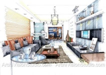 마카표현기법들에 있는 JY J님의 핀 | 건축 드로잉, 건축 스케치, 집