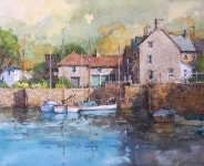 Ian Ramsay Watercolors Porlock Weir, Somerset, England 8 x 10 image watercolor(이미지 포함) | 예쁜 그림, 수채화, 그림