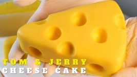 톰과 제리 치즈 케이크 만들기 : Tom & Jerry cheese cake recipe : トムとジェリーチーズケーキ | Shum... | Cheesecake, Cake, Food... 