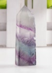 Natural Rainbow Fluorite Tower Rare Clear Fluorite Point#H2740 - WOWQUARTZ | 보석, 배경, 공부