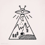 앤제이 beer | This looks like some kind of stylized Twin Peaks tattoo and I love it | 간단한 스케치, 쉬운 그리기, 실크 스크린