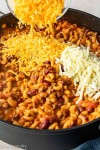 Cheesy Ground Beef Chili Mac | Recipe in 2023 | Slow cooker chili beef, Chili mac and cheese, Basic chili recipes