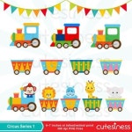 clipart / Animal Circus clip art / Circus Train Clipart For Personal and Commercial Use/Instant download | 어린이집 꾸미기, 기차