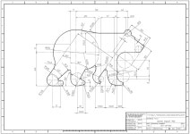 학습도면 > 2D 연습도면 > 오토캐드 연습도면 - 782 : 네이버 블로그 | 기하학적 그림, 오토캐드, 기술 도면