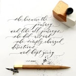 modern calligraphy inspiration | 손글씨