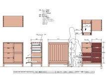 チェリーの木で作ったキャビネット | 가구