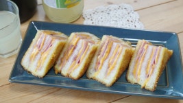 홈메이드브런치~[ 몬테크리스토샌드위치:양식 ]Monte Cristo Sandwich  [그녀의요리 : hercooking] | Packed lunch boxes