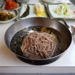 [화진포 막국수-명태식해와 함께 먹는 보쌈도 훌륭했지만 깔끔한 국물이 너무나 훌륭했던 순메밀 동치미 막국수!! 동치미 막국수를 이렇게 맛있게... 
