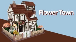 DIY Miniature houseㅣFlower Townㅣ플라워타운 미니어쳐하우스ㅣ박소소