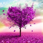 OneHippo DIY 5D Crystal Embroidery Full Diamond Piture Rhinestones By Number Kits Love Tree (35x35)CM/(14x14) Inches | 사랑 사진... 