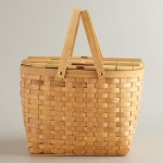 One of my favorite discoveries at WorldMarket.com: Bamboo Picnic Basket | 바구니
