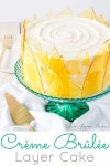 Crème Brûlée Cake | 베이커리