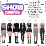 EOT (내일의황후) Show Champion - ‘PONZONA’ Performance outfit ideas | 210407 || EMPRESSES OF TOMORROW - 5th Mini Alb… in...
