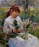 Сальникова Елена | 유화, 꽃집