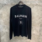 C0123 937856  발망 로고 스웨터 니트  1:1 비교 제작 최고급 제품입니다  버진 울 100%  사이즈 S~XL 남녀공용  #발망니트  * 모든 제품의 사진과... 