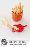 Frank n Fries / DROPS Children 24-48 - Free crochet patterns by DROPS Design | Crochet, Crochet patterns, Free crochet pattern