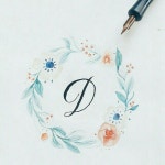 D #calligrafikas | 손글씨, 수채화, 꽃그림