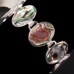 무료 배송 beautful 보석 뉴질랜드 블루 전복 전복 쉘 타원형 아트 여성 남성 구슬 팔찌 7 ~ 8.5 G6477 | 구슬 팔찌, 구슬, 팔찌