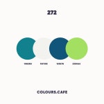 #colour272 Dark BG👉🏻 . • 10828d • f2f3ee • 12557b • a3e062 . • 5cb1dd . Follow:@colours.cafe . #color #colour... 