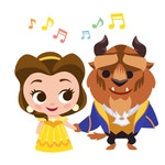 미녀와 야수 | Beauty and the beast animated, Cute beauty and the beast, Beauty and the beast cartoon characters