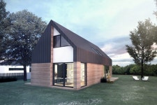 Gotowy projekt domu piętrowego W-27 | 건축