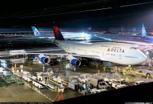 Delta 747 - NRT | 비행기
