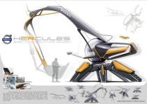 Excavator concept #beginnerdrones | 산업 디자인
