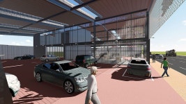 이누건축사사무소주 | 건축사사무소 아뜰리에누 | PROJECTS | Car shop, Basketball court, Court