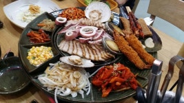 보쌈 문어 튀김