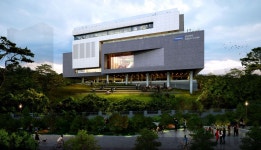 dmp WORKS - 삼성전자 상생협력 아카데미 | 병원 건축물, 정면 건축, 주차장 건축물