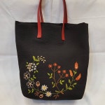 #자수가방 #에코백 #쇼퍼백 #프랑스자수 #들꽃자수 #야생화자수 #embroidery | 자수 가방