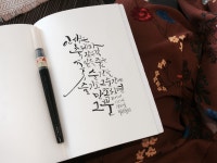 별샘 캘리그라피 한글서예 현대서예 Calligraphy by Byulsam | 손글씨, 칼리그래피 아트, 블로그