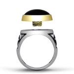 925 Sterling Silver Mens Ring with Interchangeable Gemstone Sets(이미지 포함) | 반지